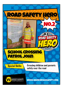 Road Safety Heor cards