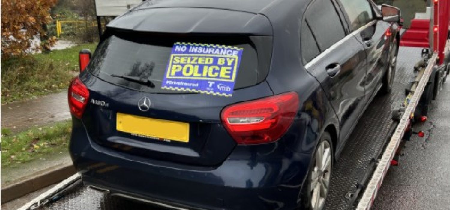 Car seized no insurance